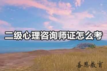 二级心理咨询师证怎么考「报考答疑」