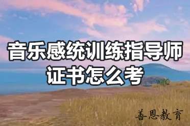 音乐感统训练指导师证书怎么考？办理流程介绍「报名入口」